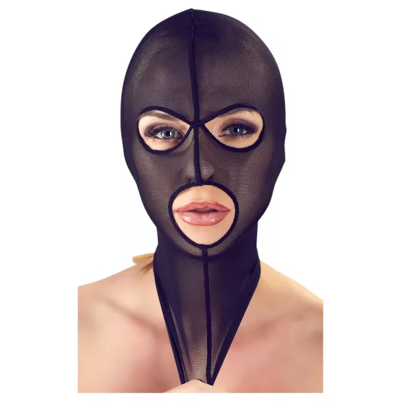 Bad Kitty - orale maskermasker - mesh - zwart
