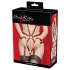 Bad Kitty - volledig lichaams harnasbody (rood) - L/XL