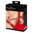 Bad Kitty - Handboeien met dijenbanden set (rood)