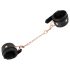 Bad Kitty - boeien met ketting (zwart-rosegoud)