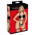 Bad Kitty - open body harnas - zwart