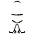 Bad Kitty - open body harnas - zwart