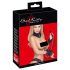 Bad Kitty - zwarte 4-delige bondageset met ruches