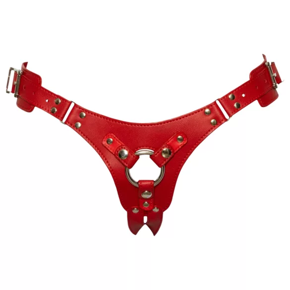 Bad Kitty - onderstuk voor strap-on-producten (rood)
