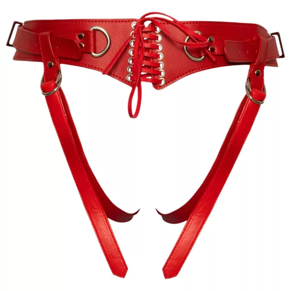 Bad Kitty - onderstuk voor strap-on-producten (rood)