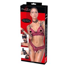 Bad Kitty - bondage set - 6-delig - zwart