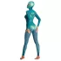 Beasty Suits Reptiloid Roleplay - reptielen-rollenspelkostuum met masker (groen) - L/XL