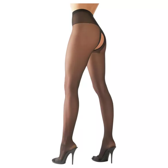 Cottelli - Lingerieset met jarretels - zwart - XL