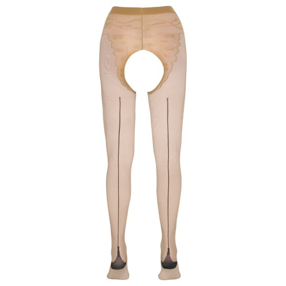 Cottelli - Sexkousen met strepen - Transparant - Naturel - 2