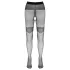 Cottelli - open panty kousen - exclusief patroon - zwart - 5