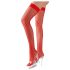 Cottelli - Fijne netkousen (rood) - XL