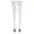 Cottelli - Satijnen hold-up kousen - wit - 4/L