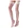 Cottelli - Satijnen hold-up kousen - wit - 5/XL