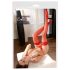 Cottelli - Satijnen hold-up kousen (rood) - 2/M