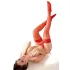 Cottelli - Satijn hold-ups - rood - 3/M-L