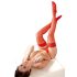 Cottelli - Satijnen hold-up kousen (rood) - 4/L