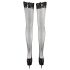 Cottelli - Netkousen met veters en kant - M/L