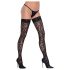Cottelli Legwear - hold-up kousen - panterprint - zwart - 3