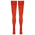 Cottelli - kanten hold-ups - bloemenmotief - rood