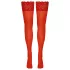 Cottelli - kanten hold-ups - bloemenmotief - rood - 3/M-L