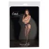 Cottelli Legwear - open jarretkous - glanzend - zwart (S-L)