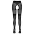 Cottelli - Opengewerkte Kousen met Nette Details (Zwart) - 3