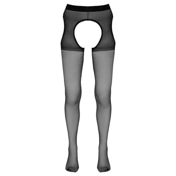 Cottelli - open kruis panty (zwart)