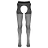 Cottelli - open kruis panty (zwart)