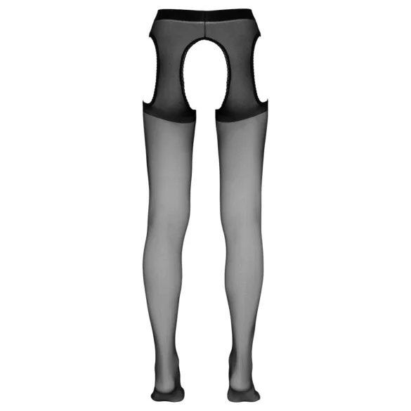 Cottelli - open kruis panty (zwart)