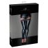 Noir - glanzende kanten hold-ups (zwart) - M