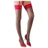 Cottelli - zwarte kousen met rode kant - 7