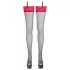 Cottelli - zwarte kousen met rode kant - 7