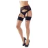Cottelli Legwear - panty met achternaad en strikjes - huidkleurig