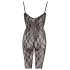 NO:XQSE - Catsuit - Kant - Zwart - L/XL