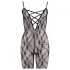NO:XQSE - Catsuit - Kant - Zwart - L/XL