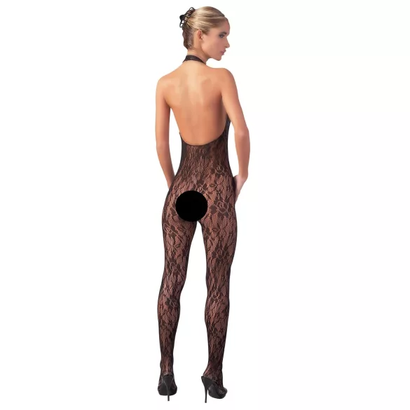 NO:XQSE - Lingerie body - kant met parels - zwart