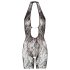 NO:XQSE - Kanten jumpsuit met pareldecoratie