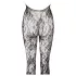 NO:XQSE - Lingerie body - kant met parels - zwart - L/XL
