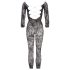 NO:XQSE - Bloemen jumpsuit - zwart (S-L)