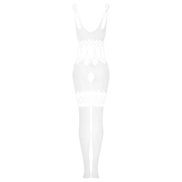 Obsessive G330 - transparante, patroon jumpsuit (wit)