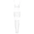 Obsessive G330 - transparante, patroon jumpsuit (wit)