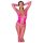 Cottelli - Net Catsuit (roze) - S-L
