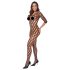 Cottelli - Netstof Catsuit (zwart) - S-L