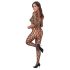 Cottelli - Netstof Catsuit (zwart) - S-L