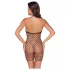 Cottelli - zwarte netstof open body (S-L)