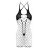 Cottelli - zwarte netstof open body (S-L)