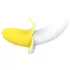 Lonely - oplaadbare waterdichte vibrator - banaan - geel/wit