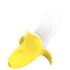 Lonely - oplaadbare waterdichte vibrator - banaan - geel/wit