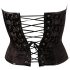 Cottelli - geborduurd party corset (zwart) - L