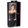 Cottelli - geborduurd party corset (zwart) - 2XL
